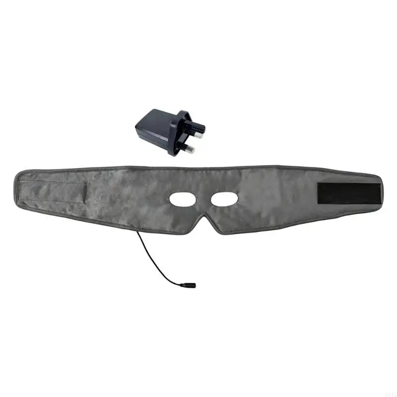 Heated eye mask with UK plug adapter